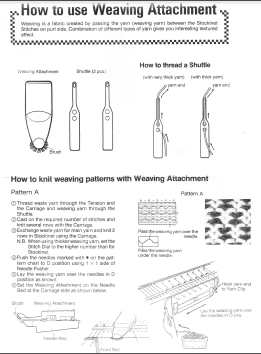 LW1 Weaving Arm User Manual