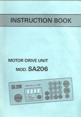 MOD SA206 Motor Drive Instruction Manual