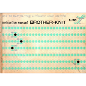 Brother-knit Auto L User Guide 
