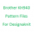 Brother KH940 Pattern Files for Designaknit