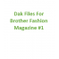 Brother Fashion Magazine 01 Files for Designaknit
