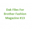Brother Fashion Magazine 13 Files for Designaknit